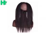 Kinky Straight 360 Lace Frontal With Baby Hair 360 Lace Virgin Hair Closure