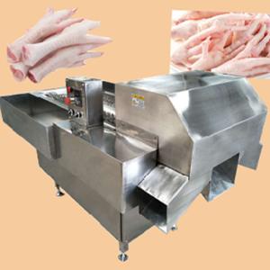 China Commercial Stainless Steel Body Precision Cutting Machine Automatic Chicken Feet Cutting Machine on sale