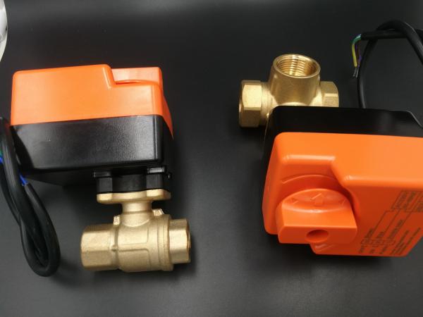 Cheap DN20 3 Way Motorized Valve With 0-10V Modulating Output for sale