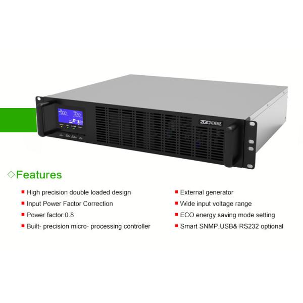 Single Phase 220V 2400w 3000va Rack Mount Ups Without Battery