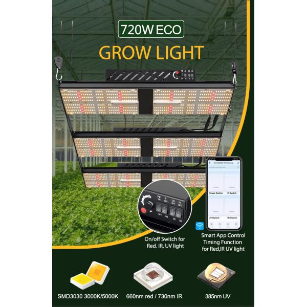 Epsitar Quantum Board 720W LED Grow Light 1728umol/S Sosen Driver