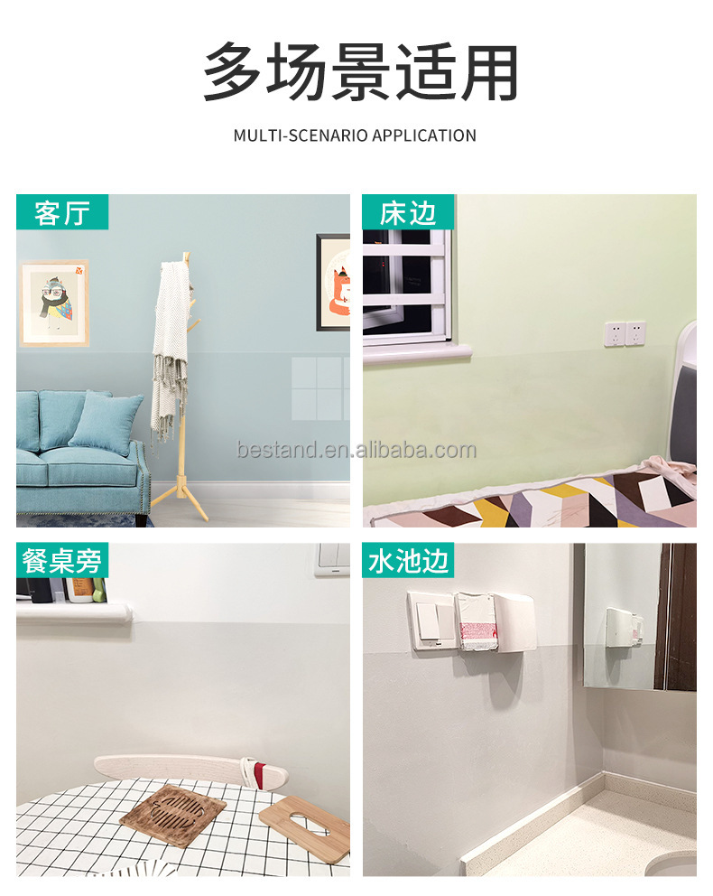 Transparent Electrostatic Protective Film for Wall Drawing Board Easy to Clean 61cm *2m Roll Size