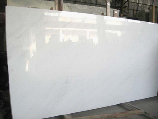 Pure White Marble Stone Slabs , Pure White Marble Floor Tiles Wear Resistant