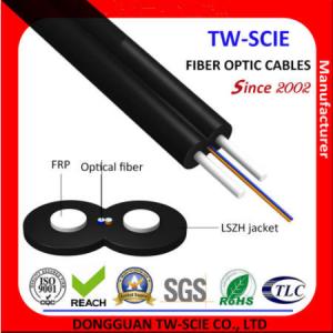 China 1 Core Single Mode FTTH Drop Cable 8.2kg/km Cable Weight Good Performance G652D on sale