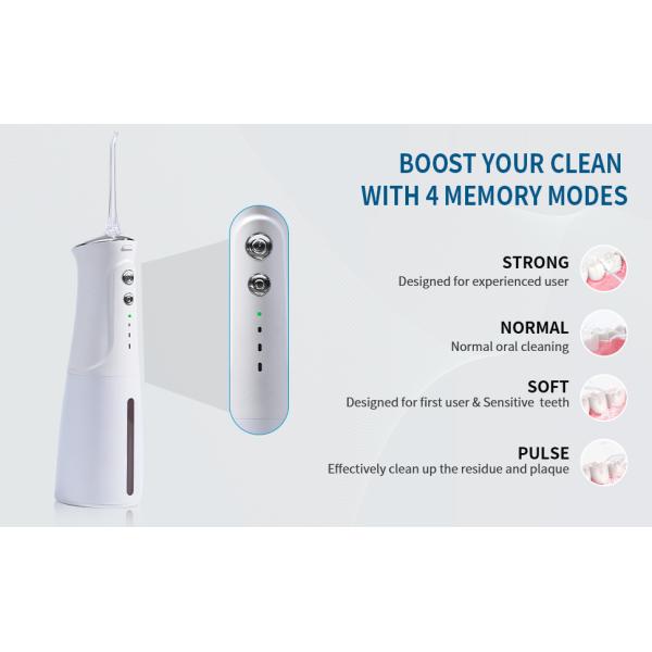 Advanced Cordless Water Flosser with 4 Modes and 300ml Tank Capacity for Optimal Cleaning
