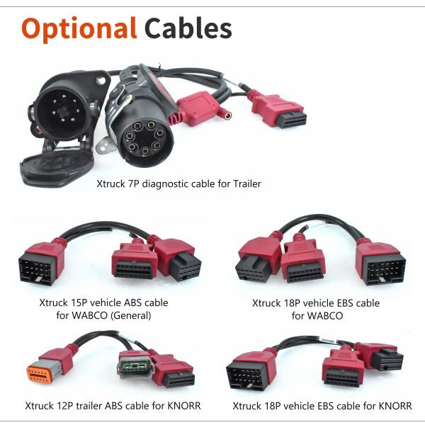 XTRUCK Chassis Diagnostic Tool for ZF Eaton FAST SINOTRUCK Transmission 3.28 inch Screen