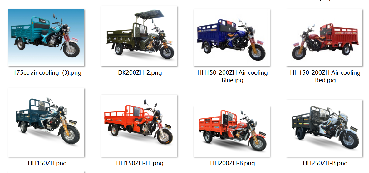 Heavy Loading Chinese 3 Wheeler Three Wheel Cargo Tricycle