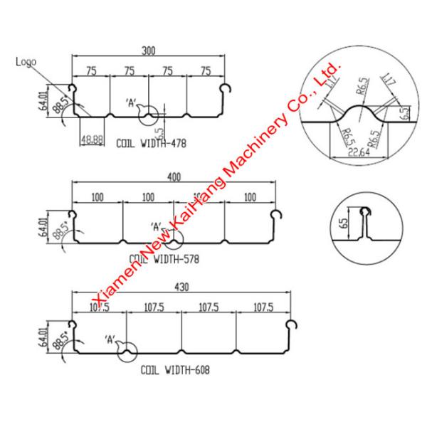 Standard Standing Seam Roll Forming Machine BEMO Roof Panel Flex Lok Making Machine