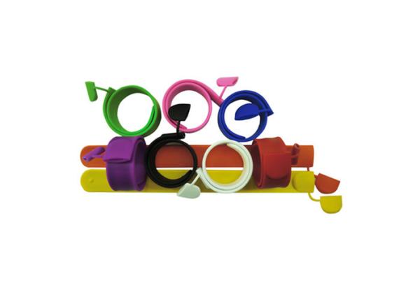 Cheap Portable Micro USB Memory Stick Bracelet Shaped Silicone Material USB 2.0 / 3.0 for sale