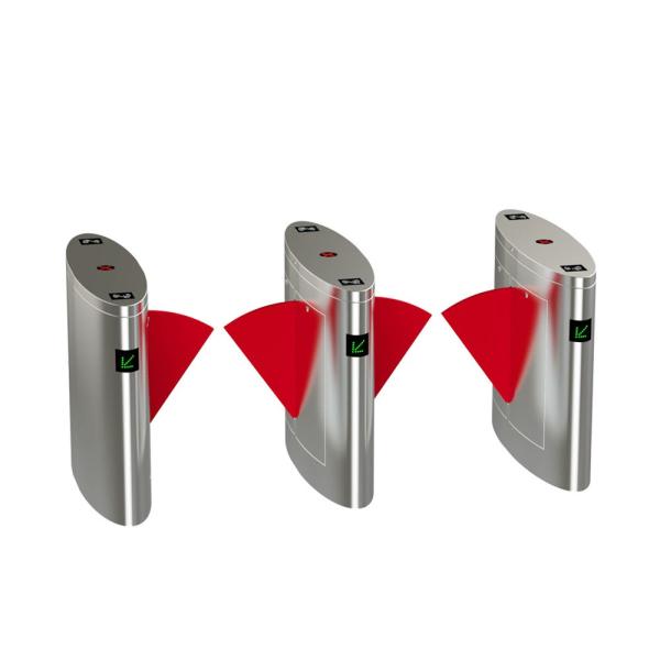Office Building Rotating Flap Turnstile Gate Bi Directional Pass