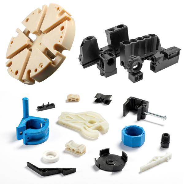 Powder Coating CNC Machining Plastic Parts Multiscene For Aviation