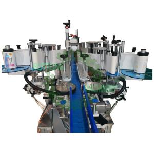 China Double Side Self-Adhesive Sticker Roll Flat Plastic Bottle Labeling Machine on sale