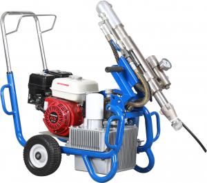 China Hydraulic Paint Spraying Machine High Pressure Polyurethane Epoxy Spray Equipment 60L on sale