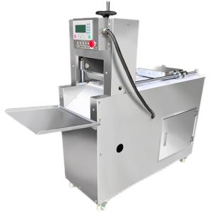 China Electric Beef Meat Slicer Meat Roll Cutting Machine Frozen Meat Slicer on sale