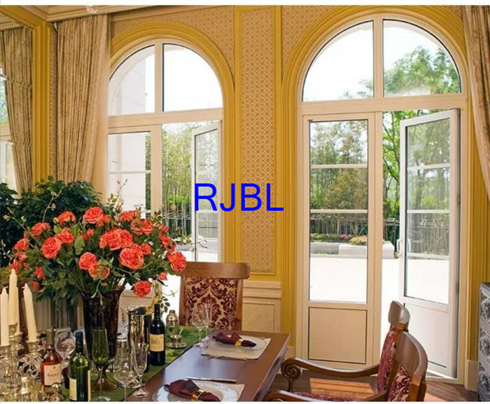 Laminated glass Sound Proof Aluminium Clad Timber Windows 90mm Thickness For Apartments