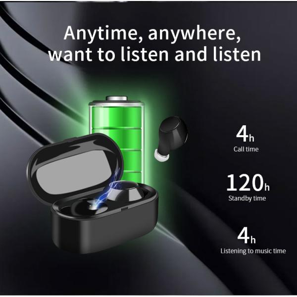 Sweatproof XY3 19mm Waterproof Wireless Bluetooth Earbuds