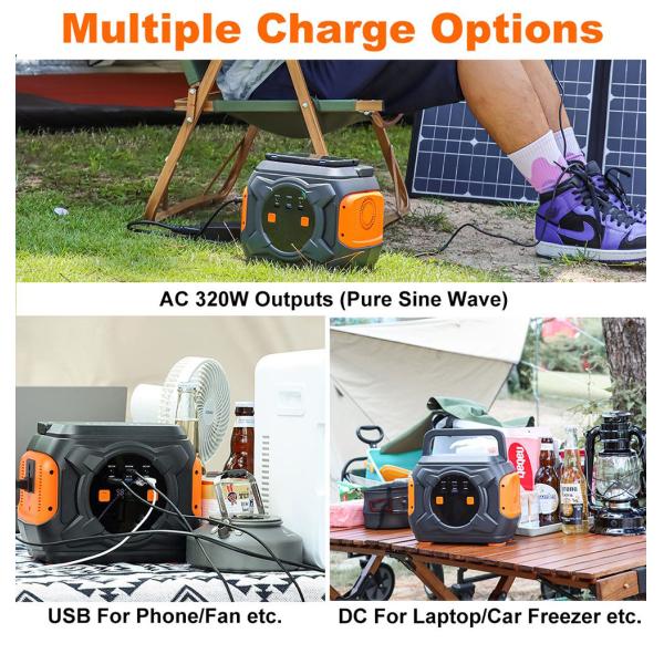Portable Power Station 300w Portable Solar Power Generator 8000 Life DC 9-12V/10A