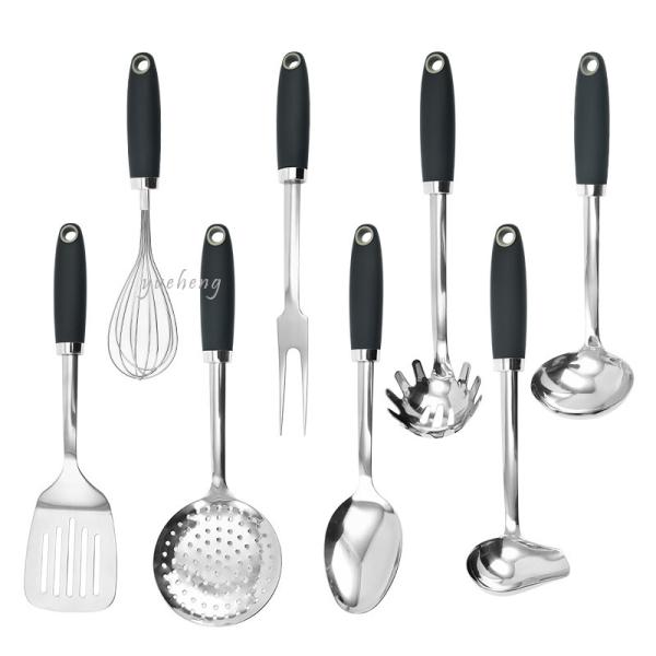 8Piece Heat-Resistant Kitchen Utensils set Kitchen Spatula Set Complete Cooking Tool set