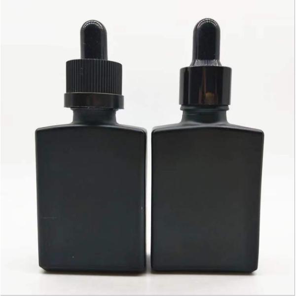 Essential Oil MSDS Cosmetic Dropper Bottles 30ml 50ml 100ml Square Shape