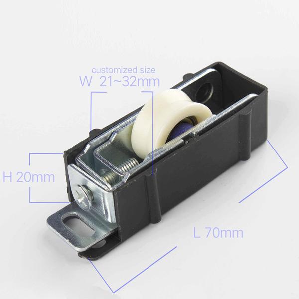 Customized Logo POM Material Double Roller with PP Cover Sliding Door Window Door Pulley