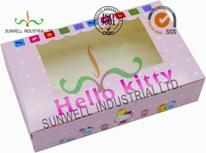 Best Custom Made Cookie Cardboard Food Packaging Boxes With PVC Window Display wholesale