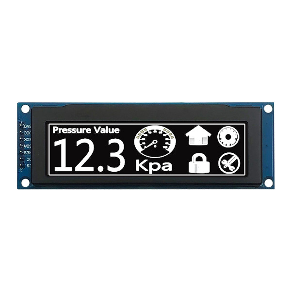 3.12 Inch Graphic OLED Display 256x64 Dot SPI Interface White/Blue/Yellow/Green Fonts