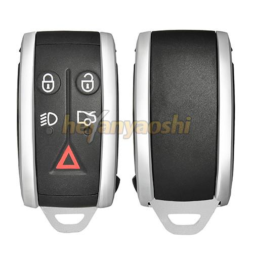 Cheap Jaguar 5 Buttons Smart Key Shell with Emergency Key Insert for sale