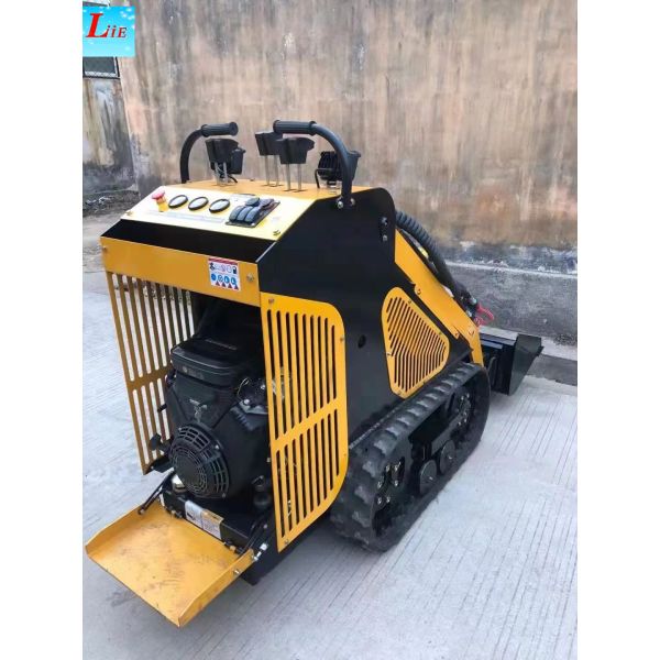 Flexible Simple Operation Mini Skid Steer Wheel Loader with Small Digger Replace Attachments