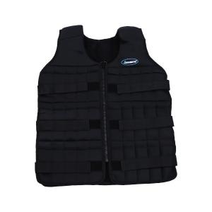 China Weight Loss Black Adjustable Weighted Workout Vest , 20kg Weighted Training Vest on sale