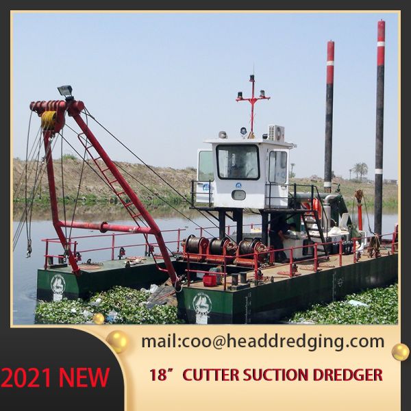 Sand Gold Cutter Suction Dredger Ship 18 Inch