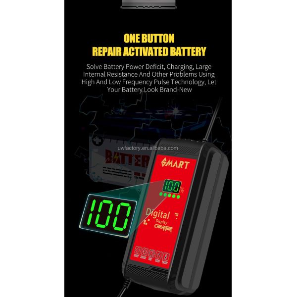 Universal 12V 6A Electric Scooter Battery Charger for Lead Acid Battery Customizable Design