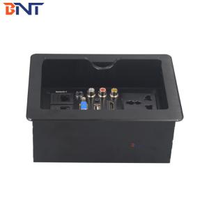 China Commercial Compact Table Cable Cubby , Slip Up Conference Table Connectivity Box on sale