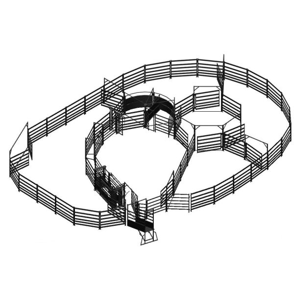 12ft Farm Sheep Metal Fence Panels Cattle 4ft-6ft Livestock