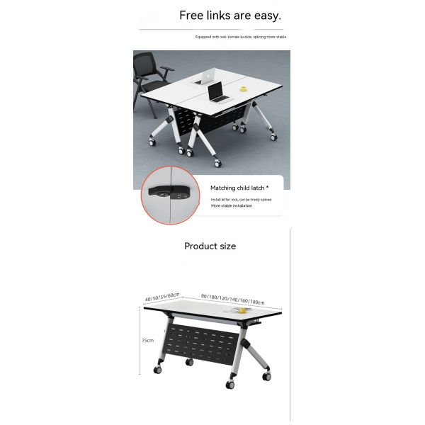 Pitcure Office Furniture Customizable Folding Conference Table for Dynamic Workspaces