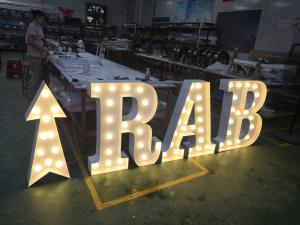 Best Stainless Steel 3D LED Acrylic Signage , Outdoor Lighted Letters For Buildings wholesale