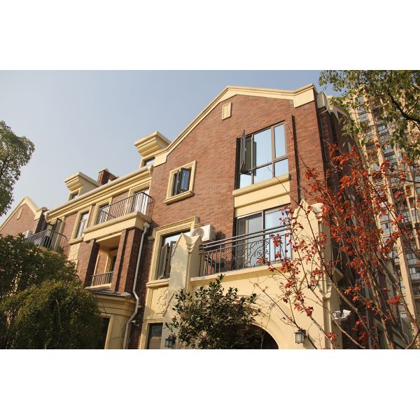 Artificial Veneer Brick Cladding Modified Exterior Clay Wall Tiles 4mm
