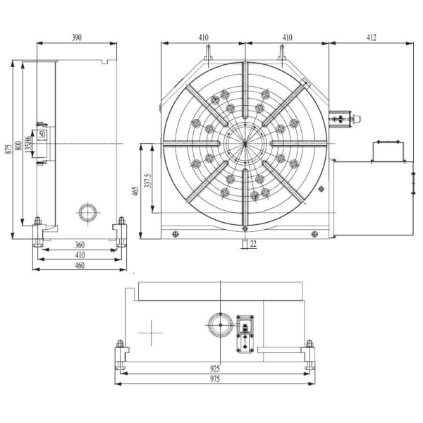 4 Axis CNC Rotary Table