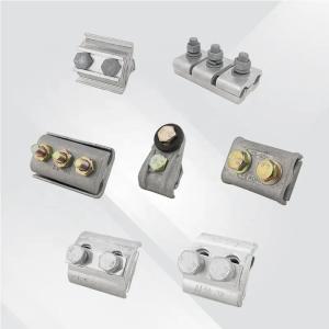 China ISO9001 Aerial Cable Fitting Aluminum Parallel Groove Clamp Connector on sale