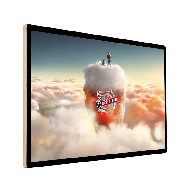 65'' Wall Mount LCD Display 1920*1080P 500 Nits Interactive Digital Advertising Screens
