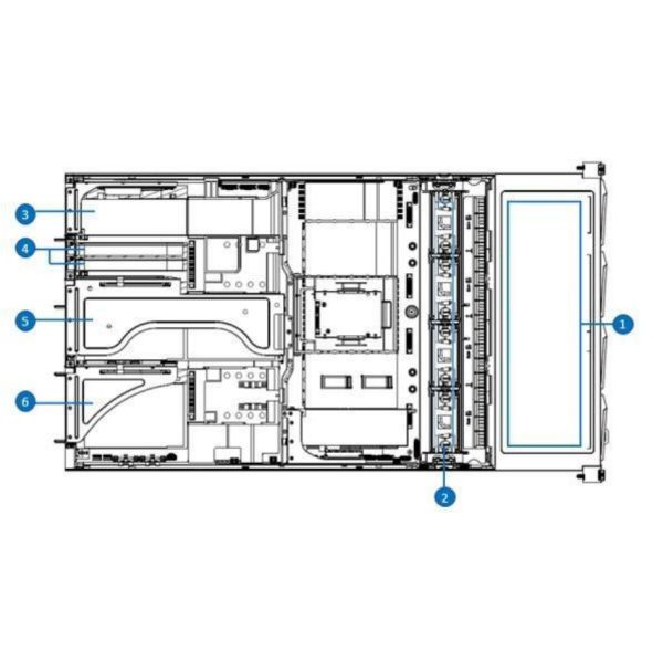 ODM Rackmount Inspur GPU Server NF8480M5 For Databases