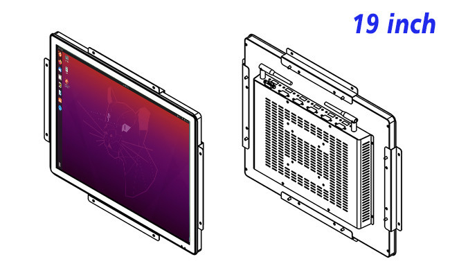 19-Inch Linux Embedded Monitor for Factory Monitoring Systems, Security Networks, Educational Panels, and Logistics Control Rooms