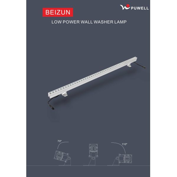 Vibration Resistant DC24V 15W LED Linear Wall Washer