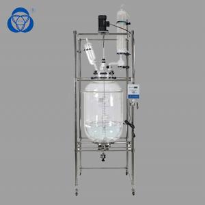 Best Process Industry Jacketed Glass Reactor Vessel Fine Chemical Synthesis Applied wholesale