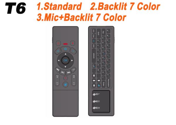 Cheap T6 Air Mouse 2.4G Mini Wireless Keyboard Touchpad Remote Control for Android TV BOX for sale