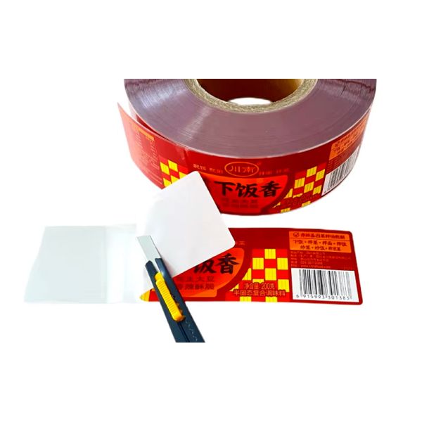 Custom Round Die Cut Paper Security Label Scratch Off Eggshell Sticker for Small Business Take Away Food Seal Round Sticker