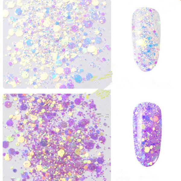 365 Colors UV Glitter Change Glitter Fine Glitter and Chunky for Year