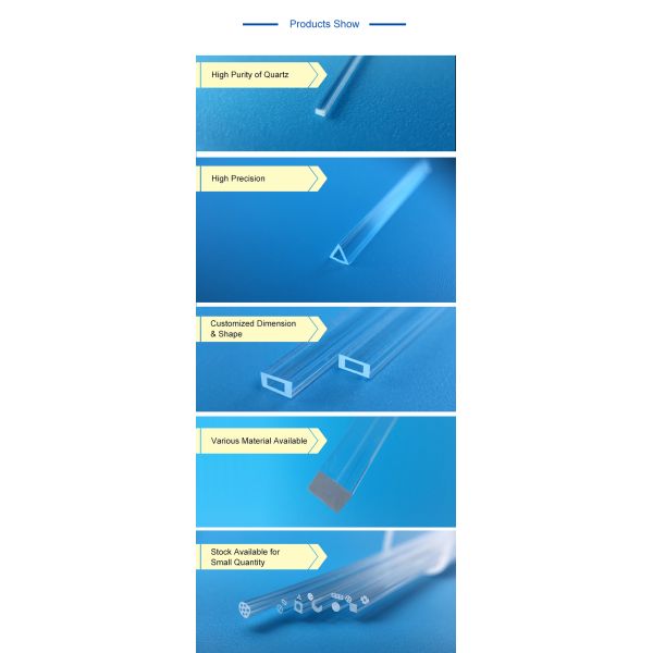 Triangular Quartz Capillary Tube