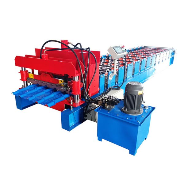 Electric PLC Tile Glazed Tile Making Machine
