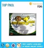 Resealable Aluminum Foil Custom Mylar Bag Holographic Stand Up Pouch