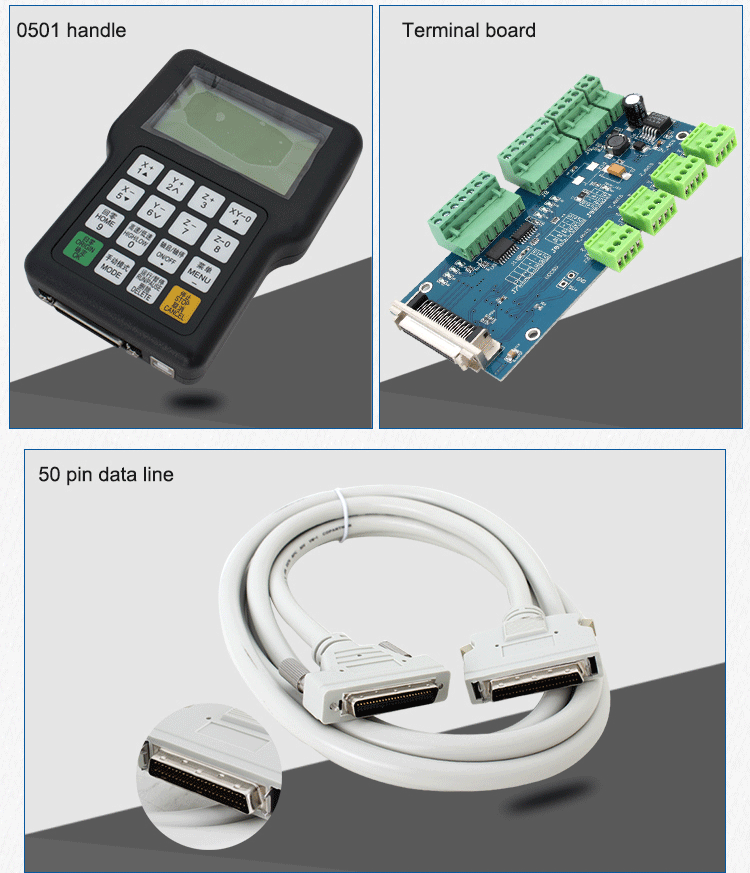 DSP 0501 CNC Router Controller with 3 Axis Handle U Disk Port and Communication